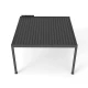 12x13 ft. Powered Aluminum Wall-Mounted Pergola with LED Lights - Galaxy Collection