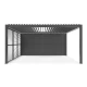 Aluminum Pergola Privacy Wall – 16’