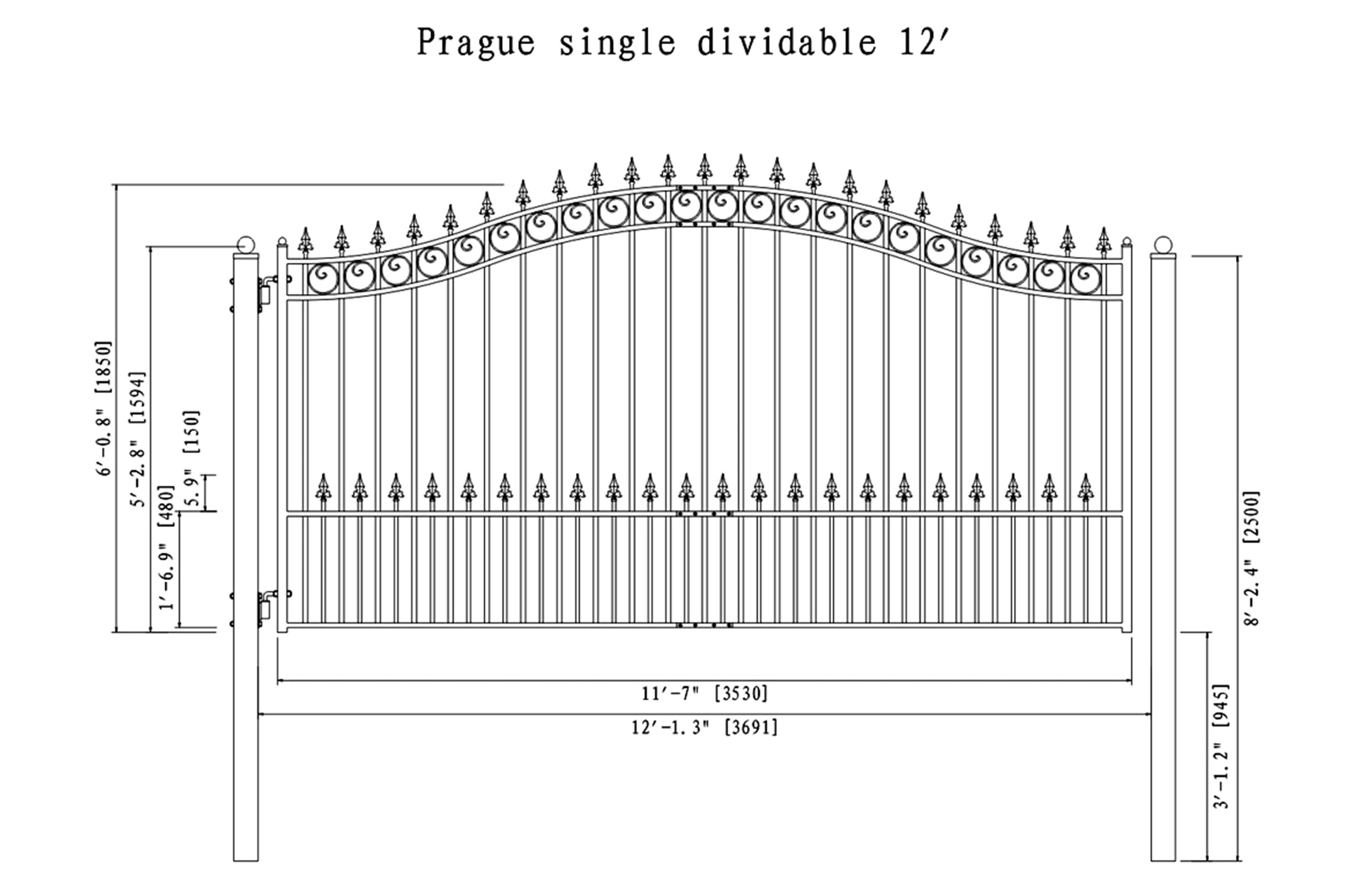 Prague Style Swing Gate