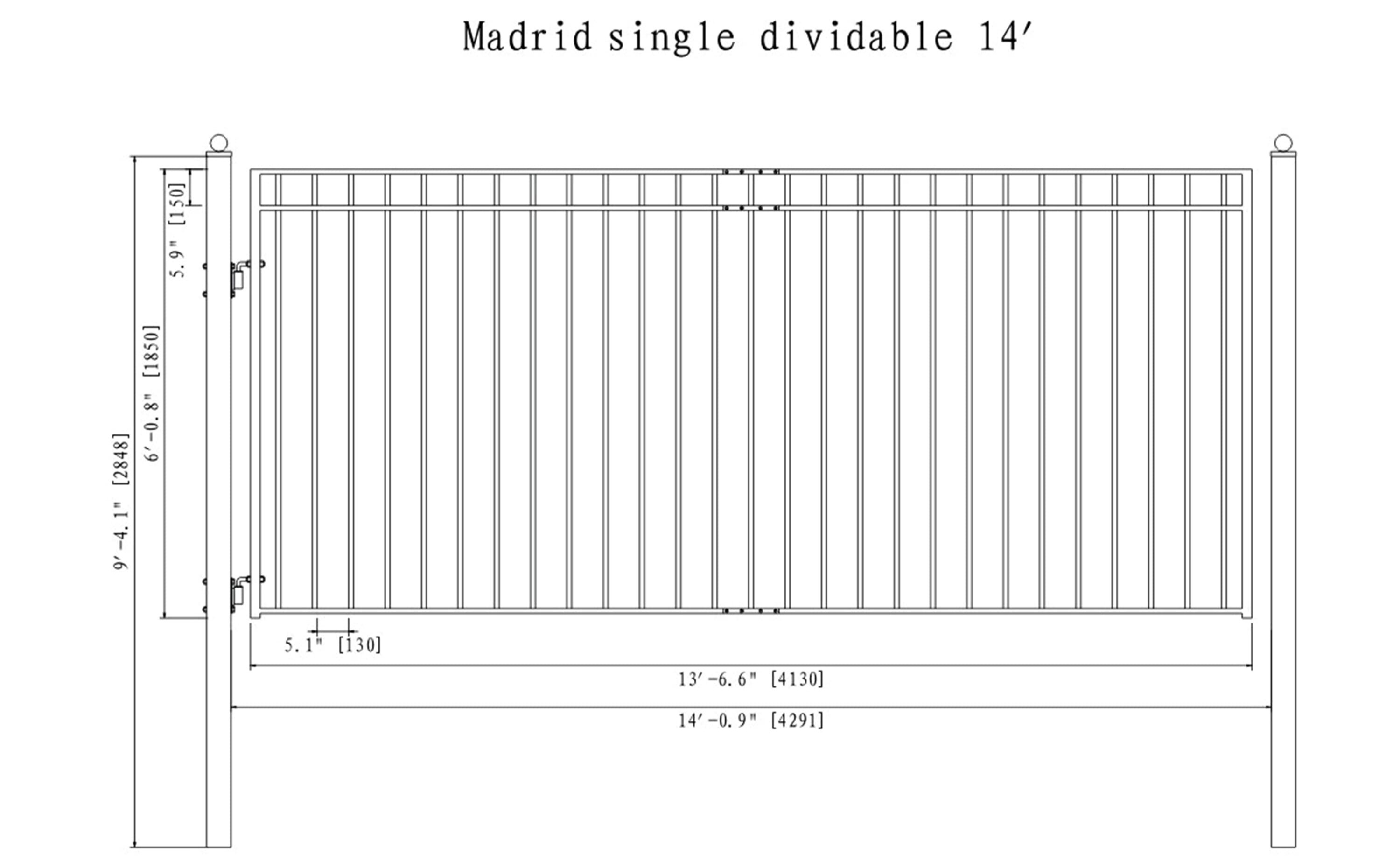 Madrid Style Swing Gate
