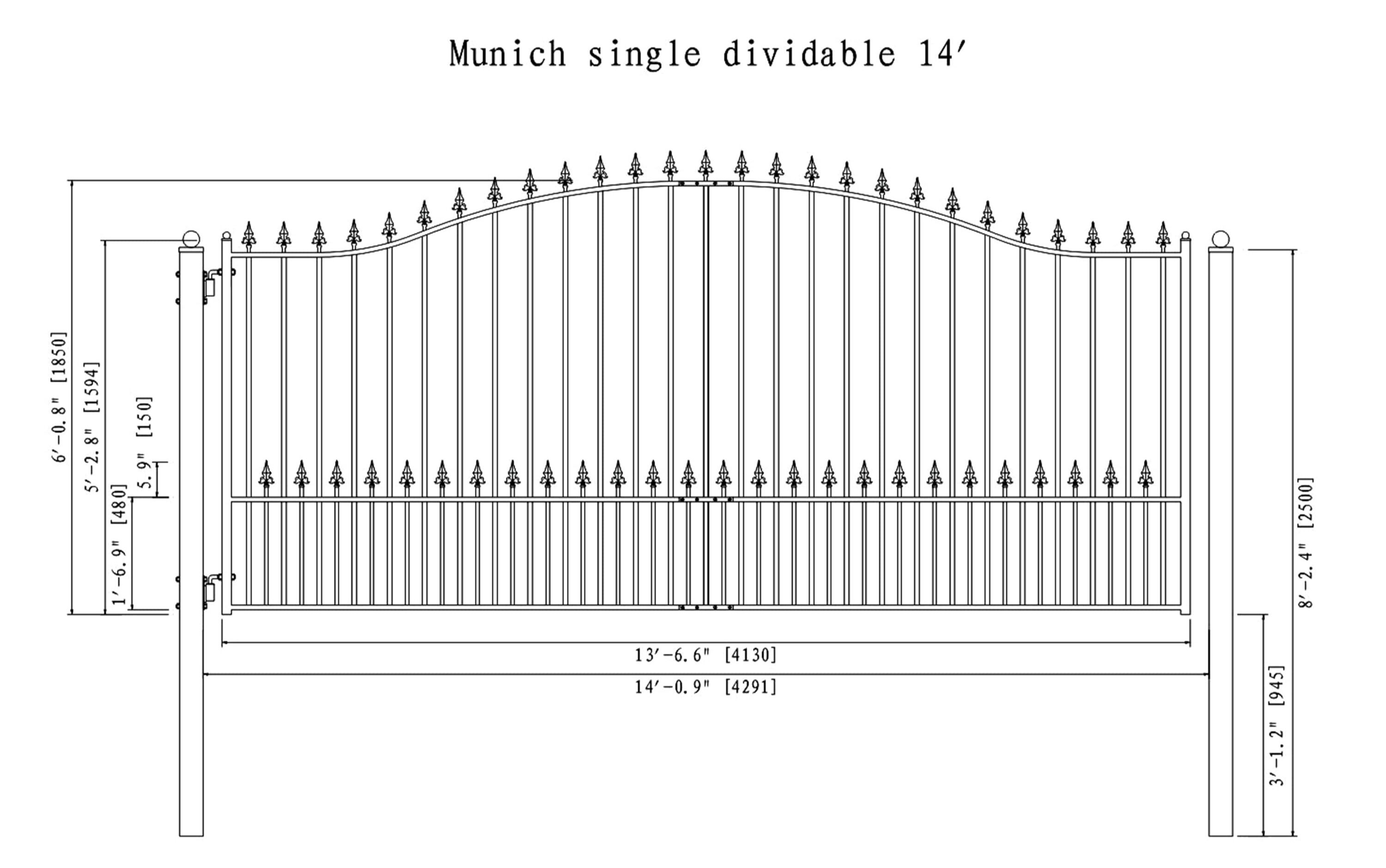 Munich Style Swing Gate