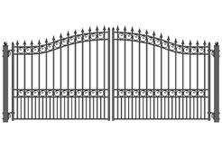 Dual Swing Driveway Gates