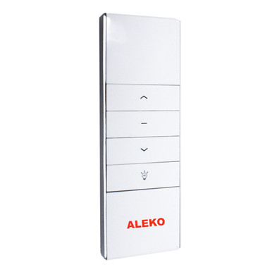 Single Channel Remote with LED Control - Half Cassette LED Awnings - Tubular Motor DM45RD