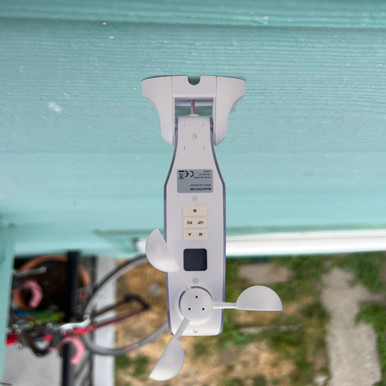Wireless Solar Powered Wind and Sun Sensor for Motorized Retractable Awning