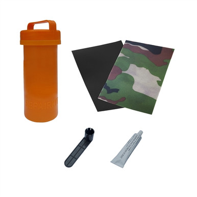 Complete Essentials Repair Kit for Inflatable Boat - Camouflage Style