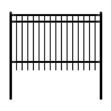 DIY Steel Iron Wrought High Quality Fence - Nice Style - 6 x 4 Feet