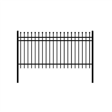 DIY Steel Iron Wrought High Quality Ornamental Fence - Rome Style - 8 x 4 Feet