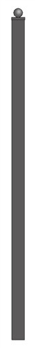 Fence Post - 7.5 Ft x 2.4 x 2.4 Inch