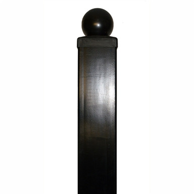 Gate Post with Pre-Drilled Holes for Dual Gates - 8' x 3.5
