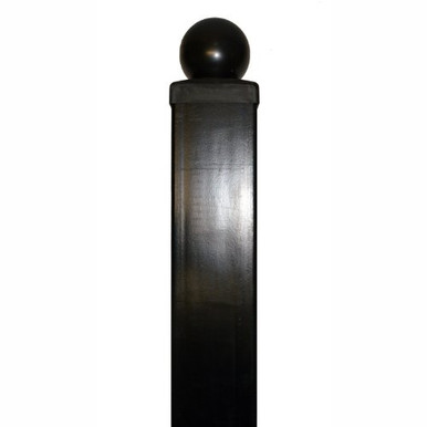 Gate Post with Pre-Drilled Holes for Dual Gates - 9' x 3.5