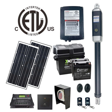 Single Swing Gate Operator - ETL Listed - GG650U/AS650U - Solar