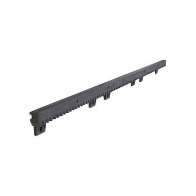 Fiberglass Reinforced Nylon Gear Rack with Metal Insert - 3.3 Feet