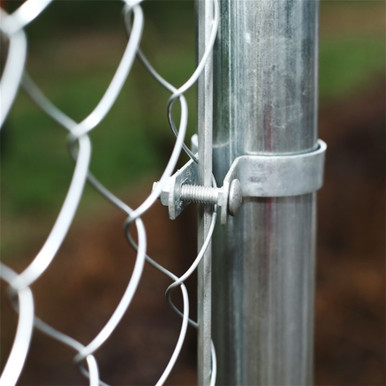 Galvanized Steel Chain Link Fence - Complete Kit - 5 x 50 Feet – 12.5 AW Gauge