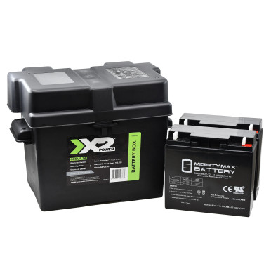Battery Box with Batteries Set - LM130 and Two 22AH Batteries