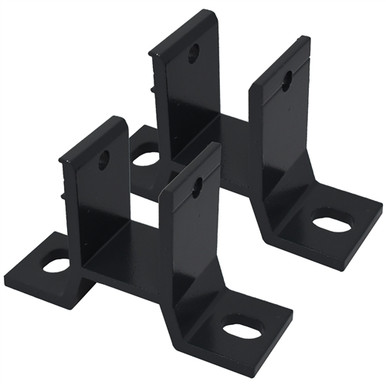 Wall Bracket for Retractable and Motorized Half Cassette Awnings - Dark Gray - Set of 2