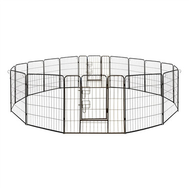 Heavy Duty Pet Playpen Dog Kennel - 16 Panel - 32 x 32 Inches Each