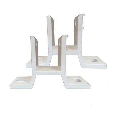 Wall Bracket for Retractable Awning - White - Set of 2