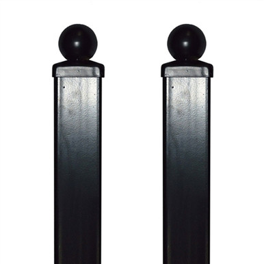 Post for Pedestrian Gate - 7.5 Ft x 2.4 x 2.4 Inch - Set of 2