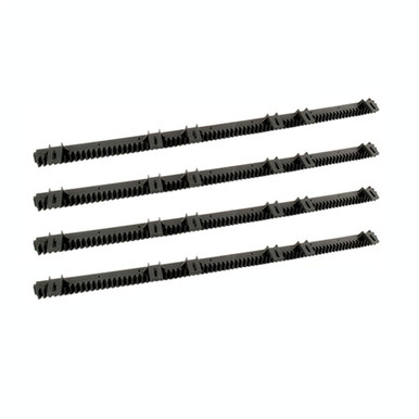 Fiberglass Reinforced Nylon Gear Rack with Metal Insert - 3.3 Feet - Set of 4