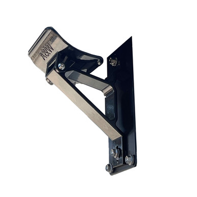 RV Awning Center Cradle Support - Motorized and Non-Motorized - Black