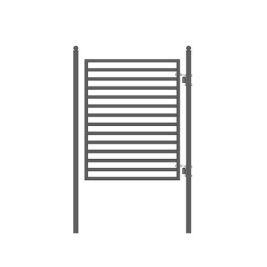 Steel Pedestrian Gate - MILAN Style - 5 ft.