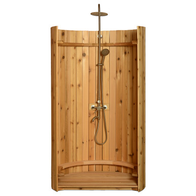 ALEKO Ellipse Curved Rinse Outdoor Shower