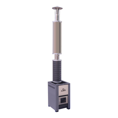 Wood Burning Sauna Heater and Chimney Kit | Equivalent to 9-15 kW Electric Heater