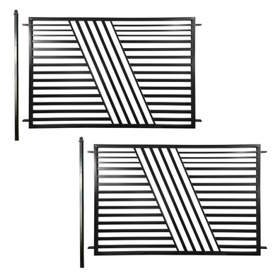 2-Panel Fence Kit – SOFIA Style – 8x5 ft. Each