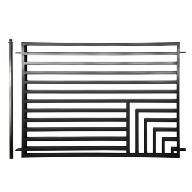 Steel Fence – Florence Style – 8x5 ft.