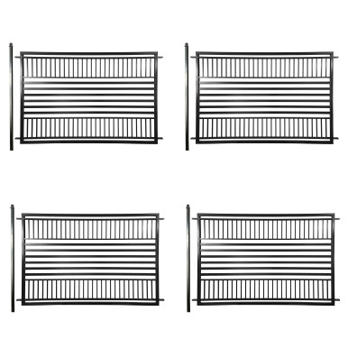 4-Panel Fence Kit – BARCELONA Style – 8x5 ft.