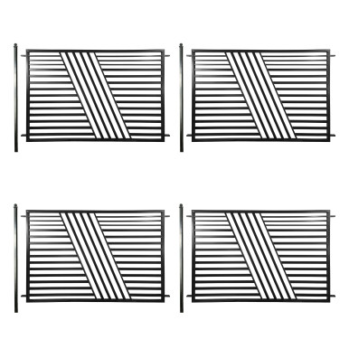 4-Panel Fence Kit – SOFIA Style – 8x5 ft. Each
