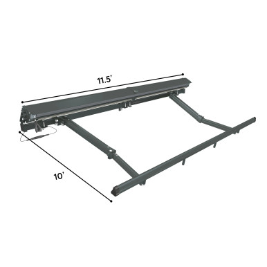Replacement Frame for ALEKO 12x10 Semi-Cassette Awning (Moroccan Collection)