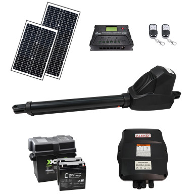 Single Swing Gate Operator - AS600 AC/DC - Solar Kit 50W