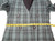 Women's Blue & Black Plaid Long Blazer Jacket SIZE 6