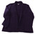 Women's Purple Full Zip Front Textured Sweater SIZE LARGE