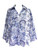 Cato Women's Blue & White Floral Button Front Top SIZE 22-24W women's spring fashion women's fresh spring top women's floral blouse women's pretty floral blouse women's casual top blouse women's date night outfit ideas women's spring fashion ideas