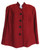 Jones Studio Women's Red Metallic Blazer Jacket with Faceted Black Buttons SIZE 22W women's red blazer jacket women's plus size blazer jacket women's romantic plus size blazer jacket women's red plus size blazer jacket women's wedding fashion ideas women's blazer jacket to wear to wedding women's plus size career blazer jacket women's pretty plus size blazer jacket women's formal wear blazer jacket