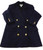 Women's Navy Blue Nautical Blazer Jacket with Gold Crested Buttons SIZE 12