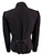 Women's Black & Pink Swiss Dot Blazer Jacket with Bow Accent SIZE 6P PETITES