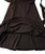 JUNIORS Chocolate Brown Formal Dress with Beaded Neckline JUNIORS SIZE MEDIUM