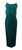 Women's Green Accordion Pleated Maxi Dress SIZE SMALL