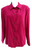 Women's Magenta Pink Faux Suede Light Jacket SIZE LARGE pretty comfy comfortable jacket valentines day wear on Valentines Day casual wear light jacket hot pink casual wear jacket date night fashion wear on date night Barbiecore
