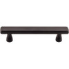 Kingsbridge Pull 6 5/16" (c-c) - Sable Glass Kitchen Cabinet Drawer Interior Pulls Latch Knockers Hinges Hardware