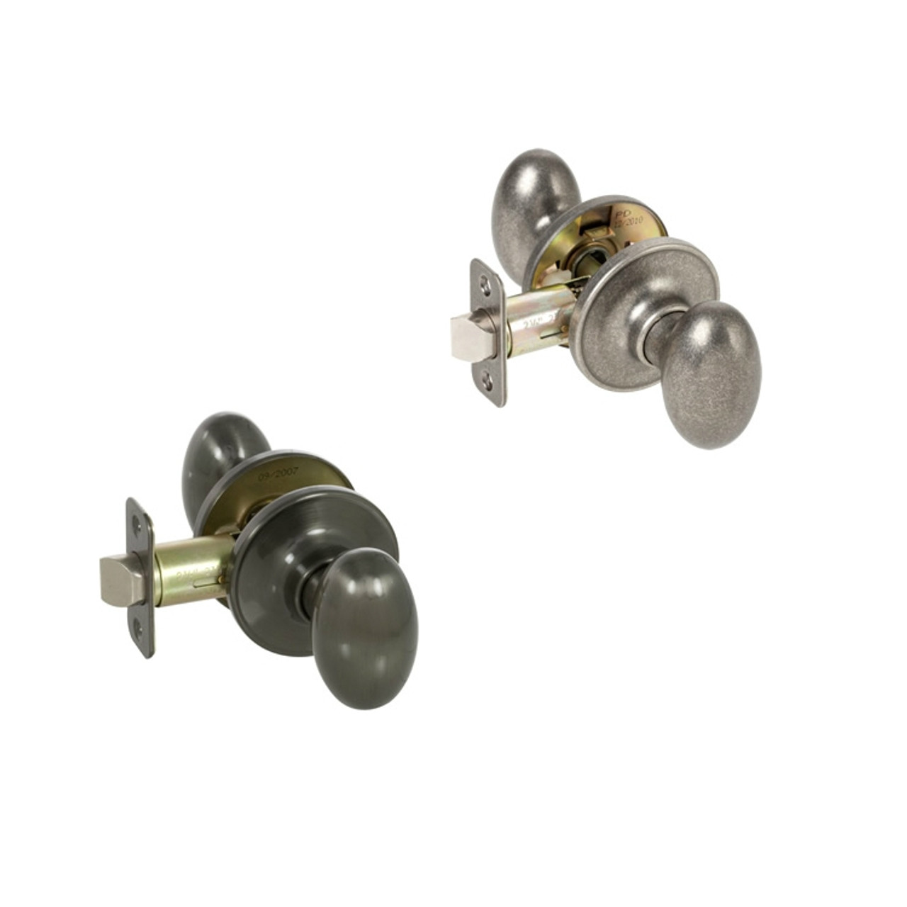 Antique Nickel/Pewter/Antique Silver Door Knob Locksets