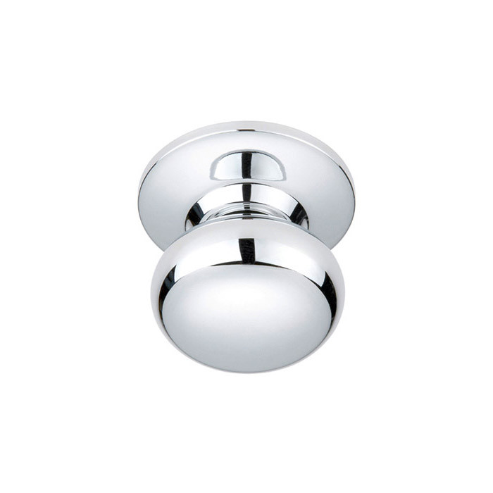 Chrome Noe Valley Mushroom Knob BHP Handleset Interior Trim Knob