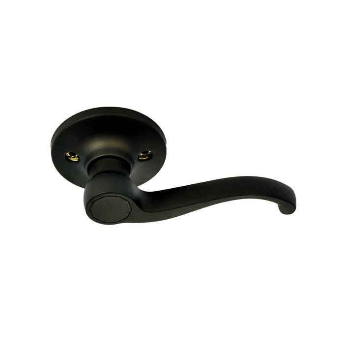 Matte Black Pacific Heights (Reversible) BHP Handleset Interior