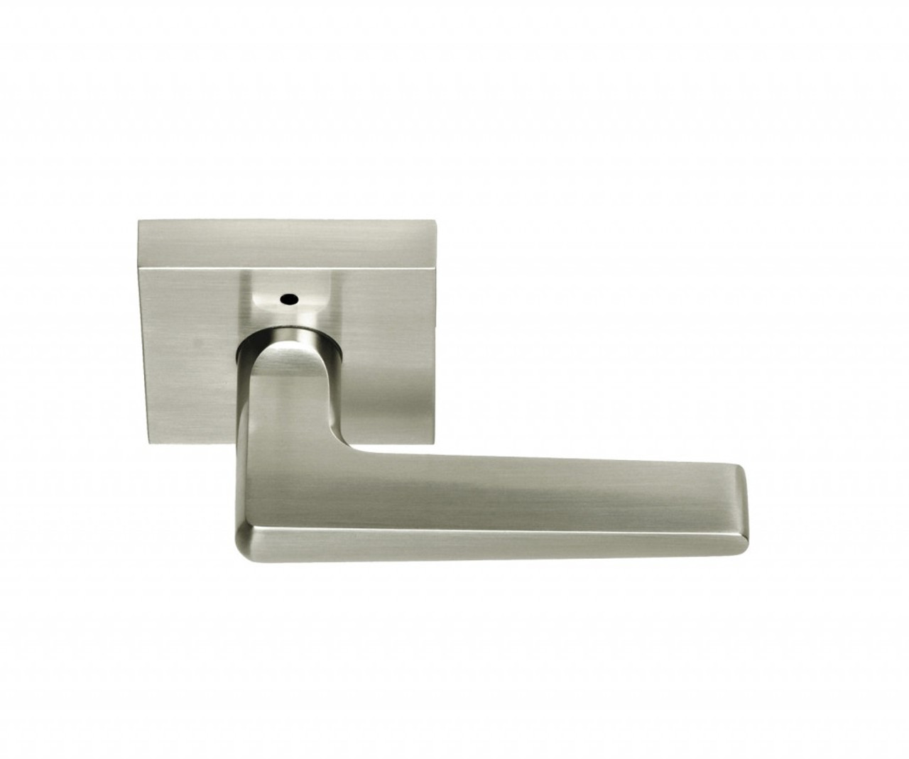 Satin Nickel Tiburon Reversible Privacy Lever