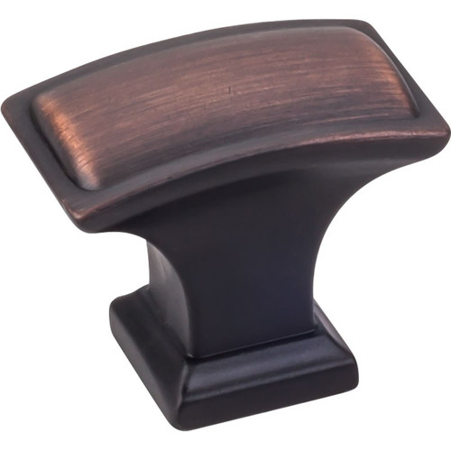 Brushed Oil Rubbed Bronze 1-1/2" Annadale Decorative Pillow Cabinet Knob (435L-DBAC)