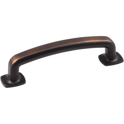 Brushed Oil Rubbed Bronze 4-5/8" Belcastel Decorative Forged Look Flat Bottom Pull (MO6373DBAC)