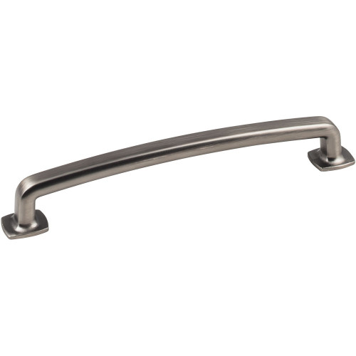 Brushed Pewter 7-1/8" Belcastel Decorative Forged Look Flat Bottom Pull (MO6373-160BNBDL)